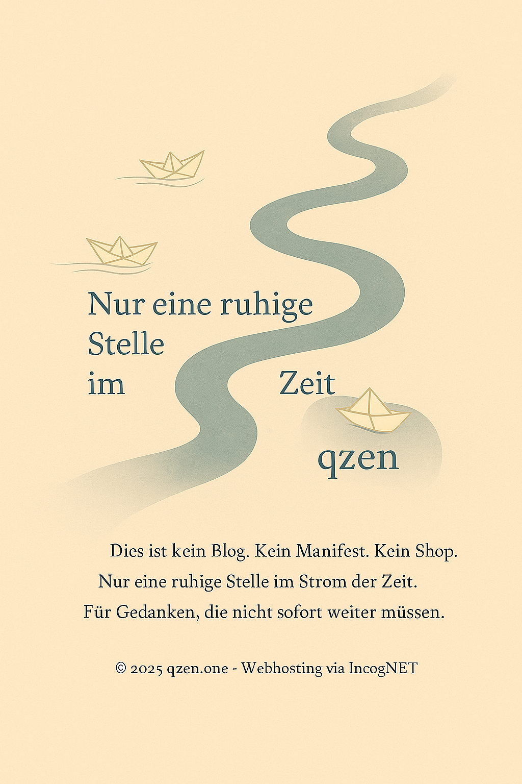 qzen.one – eine ruhige Stelle im Strom der Zeit